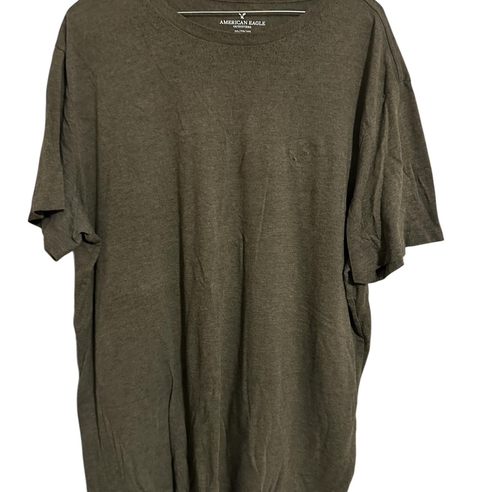 American Eagle Outfitters Men's Khaki Short Sleeve Tee